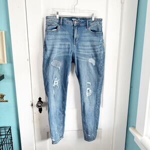 Old Navy ON Rockstar Super Skinny High Rise Jeans Secret Slim Pocket Distressed